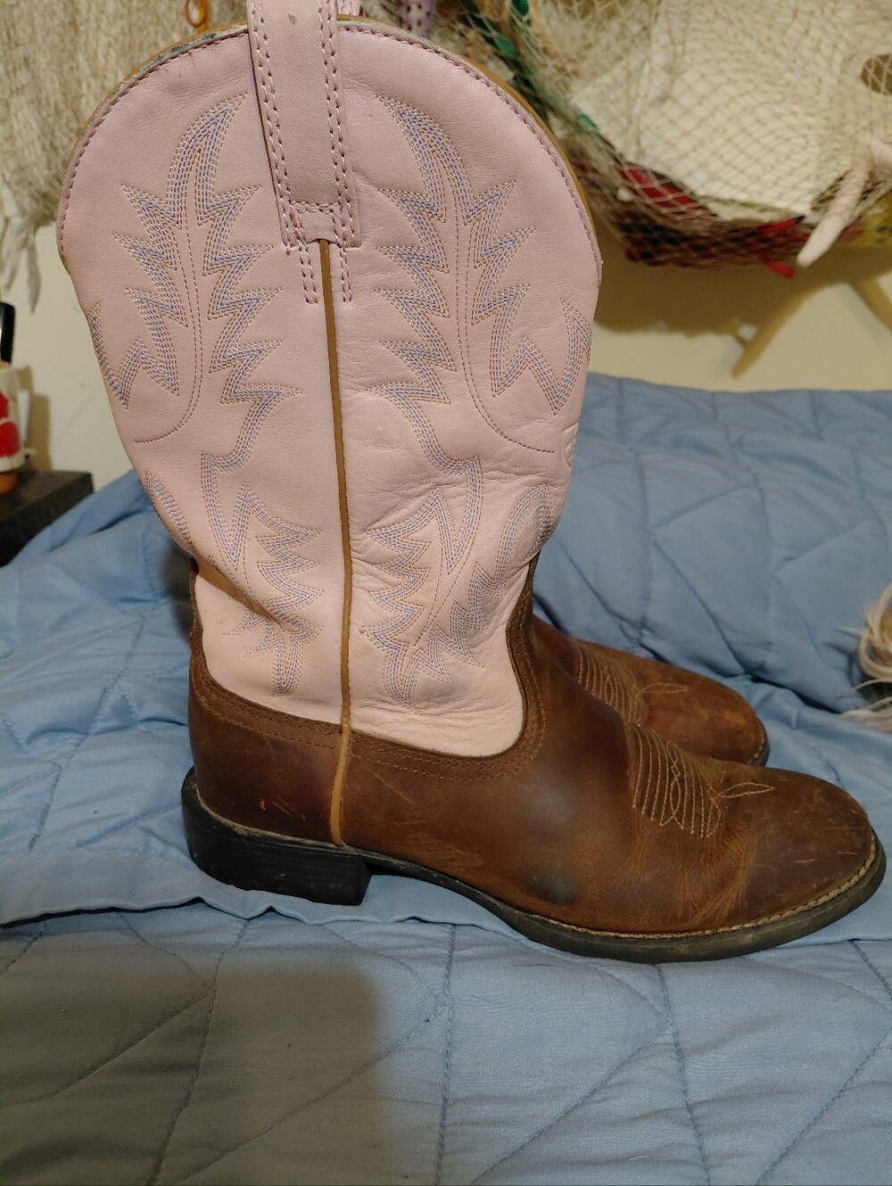 Ariat Heritage Stockman Women’s 9B Western Cowgirl Boots Brown 10001603 (29420)